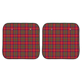 Shaw Red Modern Tartan Car Sun Shade - 2 Pieces